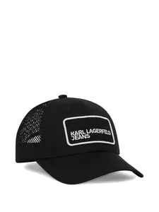 Кепка с логотипом Karl Lagerfeld Jeans, черный