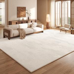 Budis Ковер 180х280 см из плотного велюра в светлом французском винтажном стиле для гостиной или спальни, моющийся