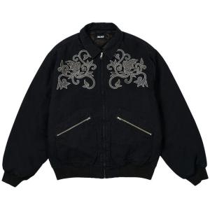 Куртка Palace Floral Canvas Bomber Jacket, Black