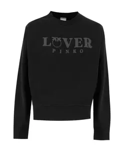 Толстовка с логотипом для повседневного стиля Pinko, черный