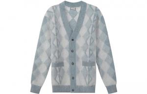 Свитер мужской серый/синий Dior, серый/синий