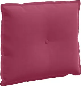 Подушка для спины , цвет красный вино, 60 x 50 см, ткань кордерой vidaXL