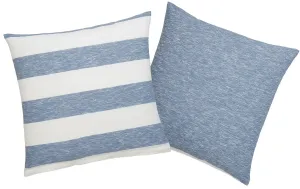 Чехлы для подушек OTTO Products "Jannis 2 шт. 50х50 см, синий/белый