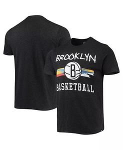 Мужская черная футболка Brooklyn Nets City Edition Club '47 Brand