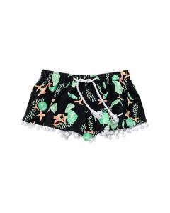 Шорты для плавания Snapper Rock Neon Rainforest Sustainable, черный