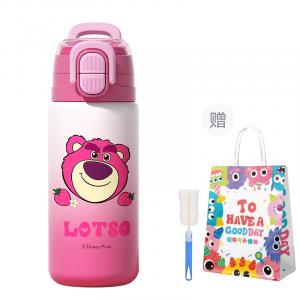 Высококачественная термокружка 500 мл Disney, Lotso+Cup Cleaning Brush+Shopping Bag