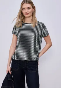 Футболка с принтом "gestreiftes" Street One, Blau