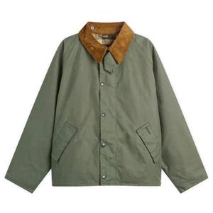 Вощеная куртка для транспортировки Os Barbour, светло-moss