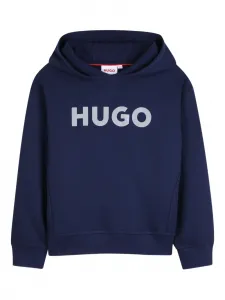 Худи с логотипом Hugo Kids, синий