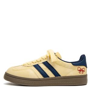 STAE Женские противоскользящие износостойкие низкие скейтерские кеды Anti Slip Wear Resistant Low Top Skateboard Shoes в желто-синем цвете, цвет Yellow Blue