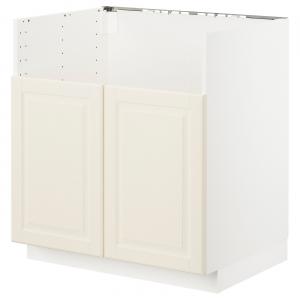 Напольный шкаф под мойку TALLSJÖN, white/Bodbyn off-white, 80x60 cm, Metod IKEA