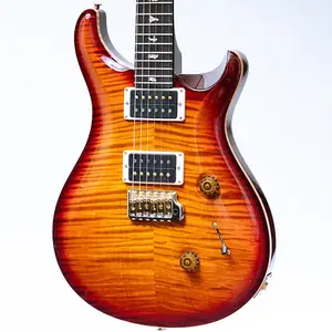 PRS Custom 24 10-Топ в цвете Dark Cherry Burst