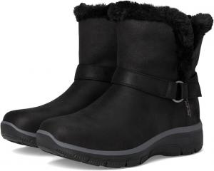 Ботинки женские SKECHERS Easy Going зимние на плоской подошве, черный
