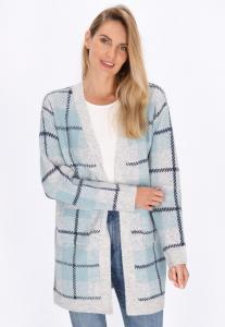 Кардиган usha Cardigan, Light Grey Light Blue Navy/Light Blue