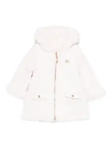 Стеганое пальто с капюшоном Tartine Et Chocolat, розовый