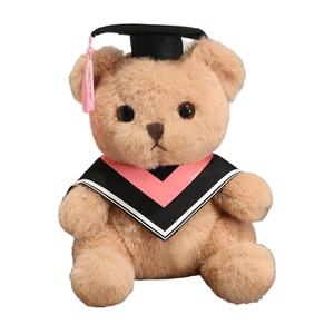Плюшевый мишка выпускник, мантия бакалавра и докторская шапочка, мультяшная игрушка плюшевый мишка ZOCO