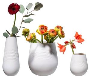 Декоративная ваза Villeroy & Bochn Carré Manufacture Collier 3 шт, белый