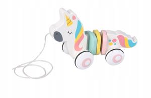 Деревянная игрушка на веревочке Единорог 4iQ 4iQ Group