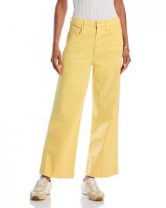 Джинсы Maven High Rise Wide Hem Ankle в цвете Chalk It Up MOTHER, желтый