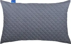 Наволочка из микрофибры, темно-серая, 70х70 см, легкая в уходе Kam-Pol