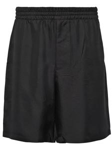 Шелковые спортивные шорты Prada, черный
