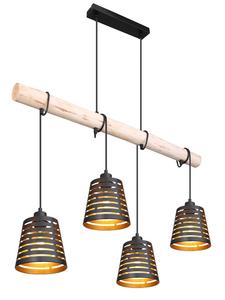 Подвесной светильник АБЛОНА черного цвета Globo lighting