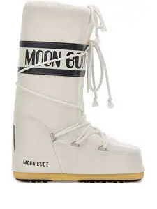 Ботинки женские Moon Boot Icon в стиле милитари, белый