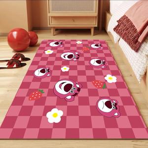 Budis Ковер 120х200 см для спальни/гостиной, утолщенный, звукоизоляционный, прикроватный, с рисунком, не скользит