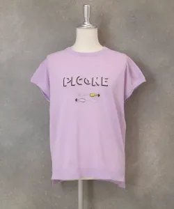 Пуловер с коротким рукавом Studio Picone, цвет Light Purple(079)