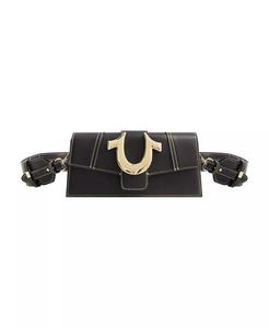 Маленький лоскут в форме подковы True Religion, черный