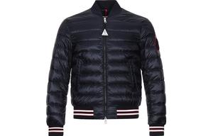 Пуховик мужской темно-синий Moncler