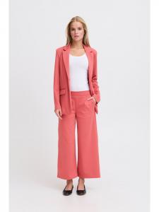 ICHI Повседневные прямые брюки IHKATE в цвете Holly Berry