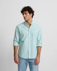 Мужская рубашка Sport Oxford в полоску Silbon, зеленый