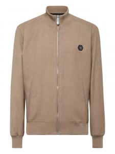 Куртка с нашивкой-логотипом Philipp Plein, коричневый