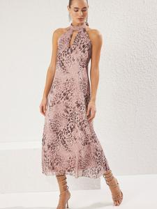 Миди платье Trendyol, Dusky pink