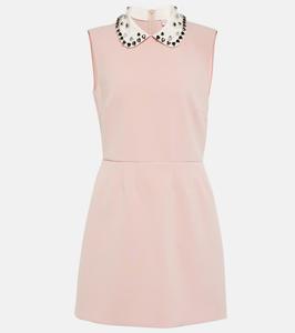 Мини-платье из кади с декором REDValentino, New Rose