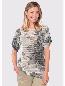 Пуловер GOLDNER, цвет grau/gemustert