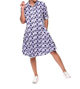 Платье Collins в цвете ирис с пуговицами Tulip Clothing, Iris Poppers