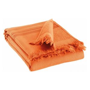 Хамма́мское полотенце с изображением тыквы, Канкун, 90 x 180 см Vivaraise, оранжевый