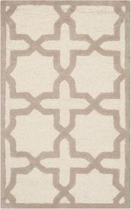 Ковер акцентный SAFAVIEH, 77 x 122 см, Cambridge Collection Ivory/Beige CAM125P ручной работы из премиальной марокканской шерсти