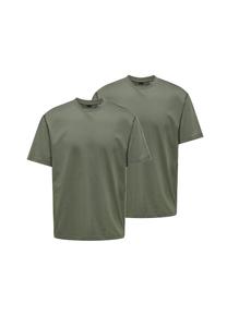 Набор из 2 футболок Onsfred ONLY & SONS, цвет Castor Gray
