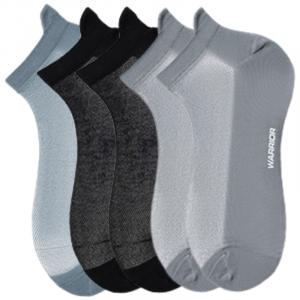Набор носков Unisex Combo Set WARRIOR, 5 pack (синий+2 черный+2 серый)