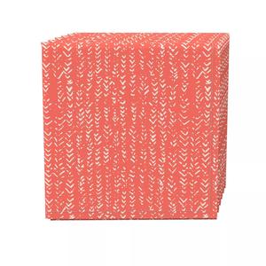 Набор салфеток из 4 шт., 100 % хлопок, 20x20 дюймов, Coral Batik Design