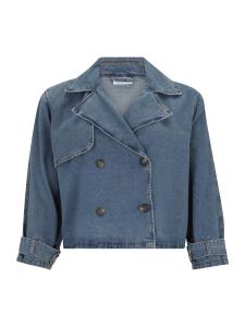 Межсезонная куртка Noisy May Curve NMARIZONA, синий деним