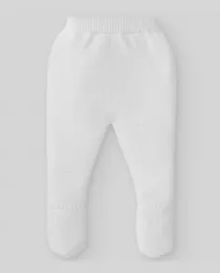 Детские вязаные леггинсы коллекции Esencial Paz Rodríguez, белый