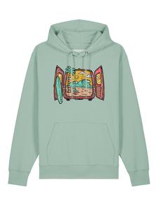 Толстовка Watapparel Surf And Beach, мятный