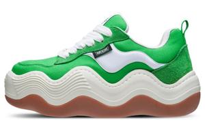 Heyday Кроссовки Triple Wavy Green с низким верхом на платформе, износостойкие, противоскользящие, унисекс, зеленые, увеличивают рост на 6 см