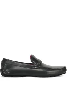 Кожаные лоферы Ferragamo, черный