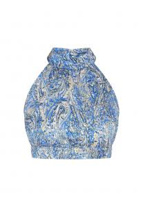 Топ IZIA Boho, цвет Blue/Night blue