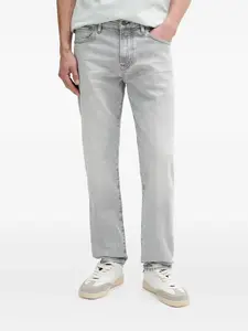 Джинсы с нашивкой-логотипом BOSS, серый